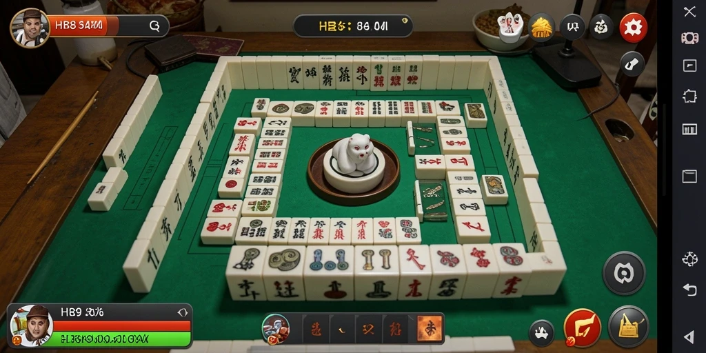 Screenshot utama HR89 menampilkan gameplay Mahjong yang seru dan interaktif.