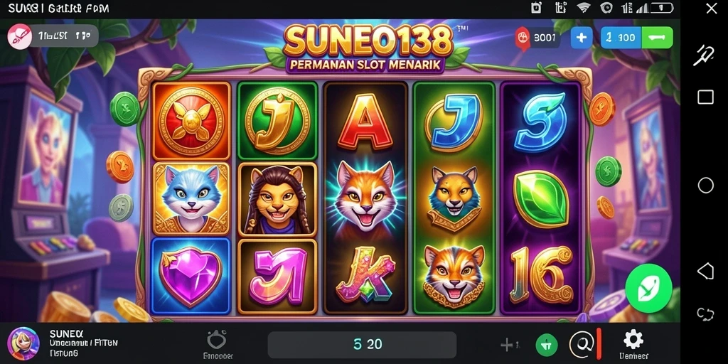 Tampilan gameplay SUNEO138 menunjukkan serunya bermain slot.